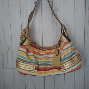 FIRM** Etienne Aigner Striped Handbag